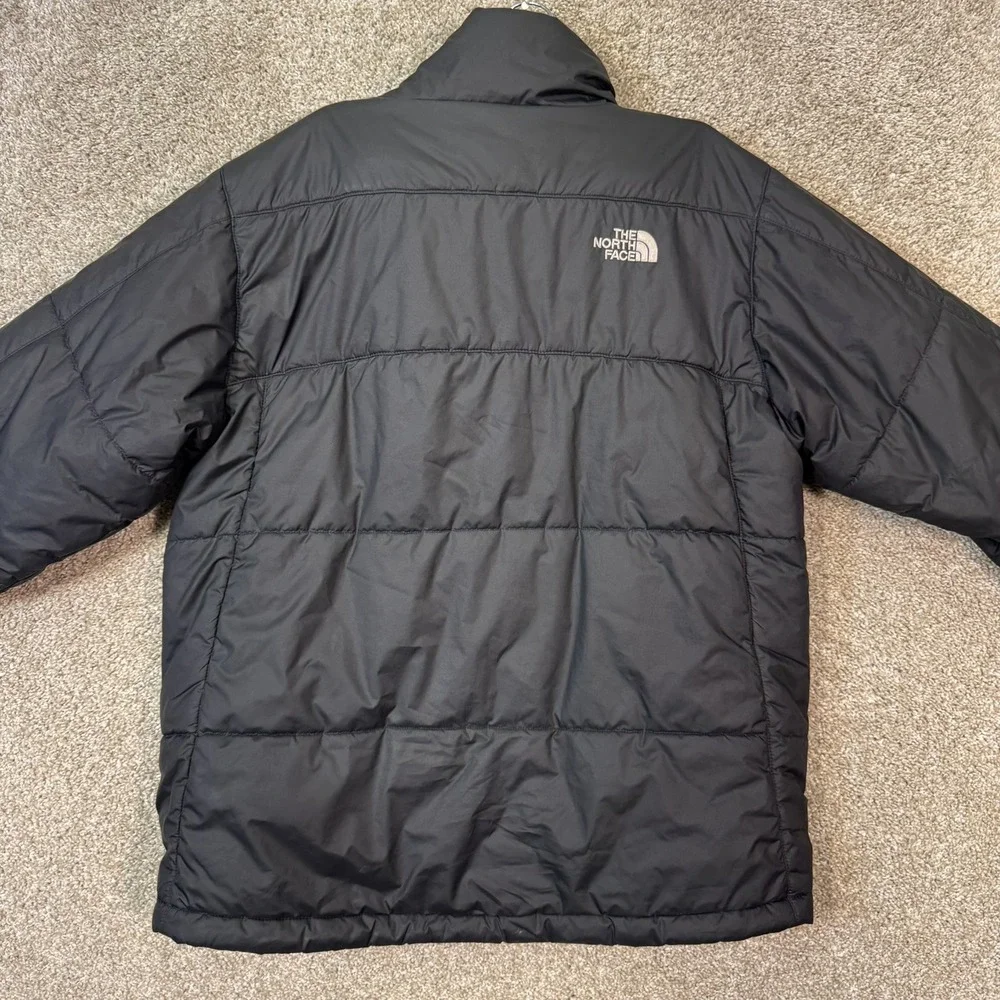 The North Face Puffer Jacket Mens Medium Black Quilted Insulated EUC